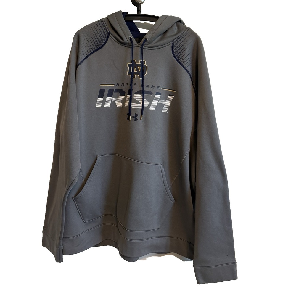 Under Armour Storm Mens Hoodie 3XL Notre Dame Fighting Irish Outdoors Heavy ND
